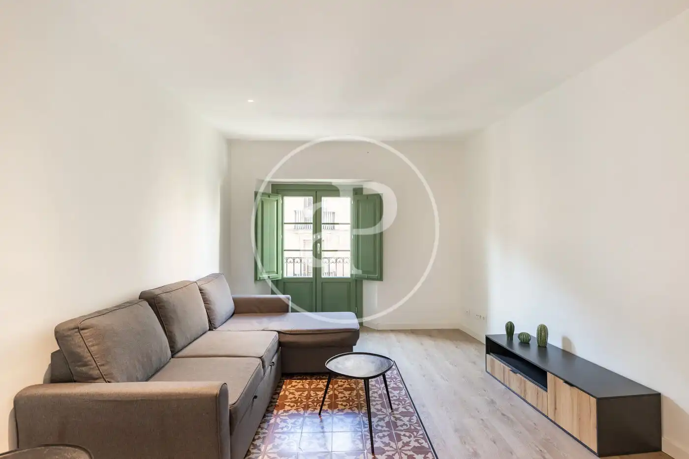 Sala d'estar de Pis de lloguer en Barcelona amb Aire condicionat, Calefacció i Terrassa