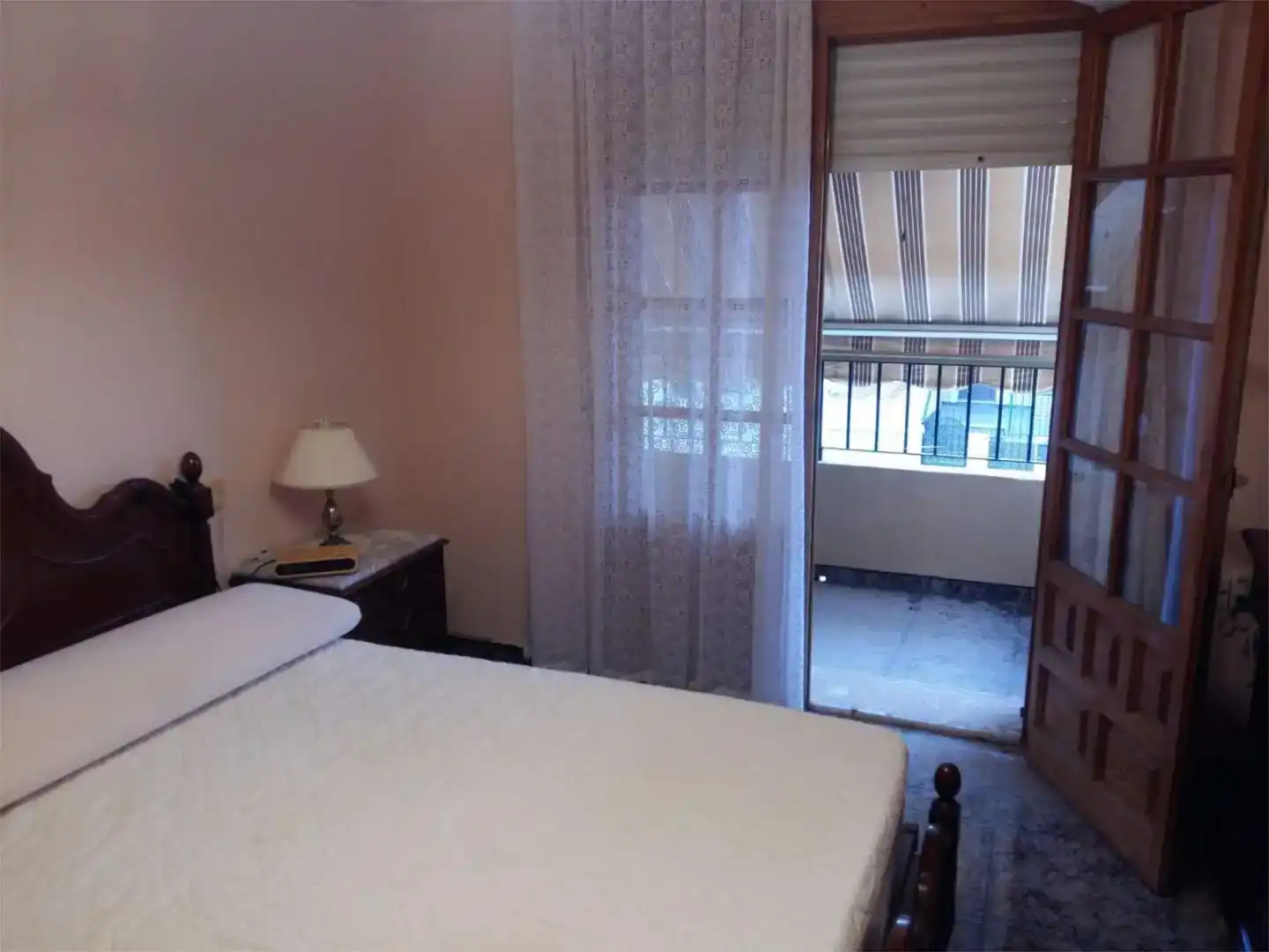 Schlafzimmer von Wohnung zur Miete in San Javier mit Klimaanlage, Privatgarten und Parkett