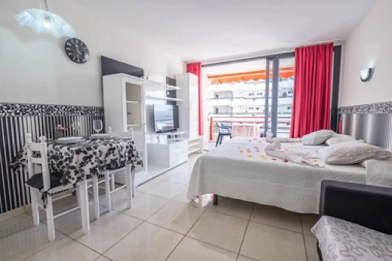 Schlafzimmer von Wohnung zum Verkauf in Adeje mit Terrasse, Möbliert und Gemeinschaftspool