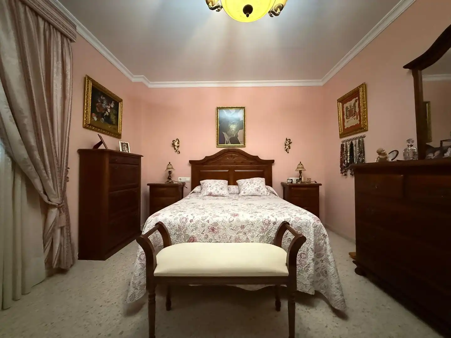 Bedroom of Flat for sale in Jerez de la Frontera  with Air Conditioner, Private garden and Storage room