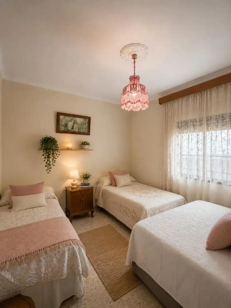 Habitación de Casa adosada en venta en San Sebastián de los Ballesteros con Terraza y Amueblado