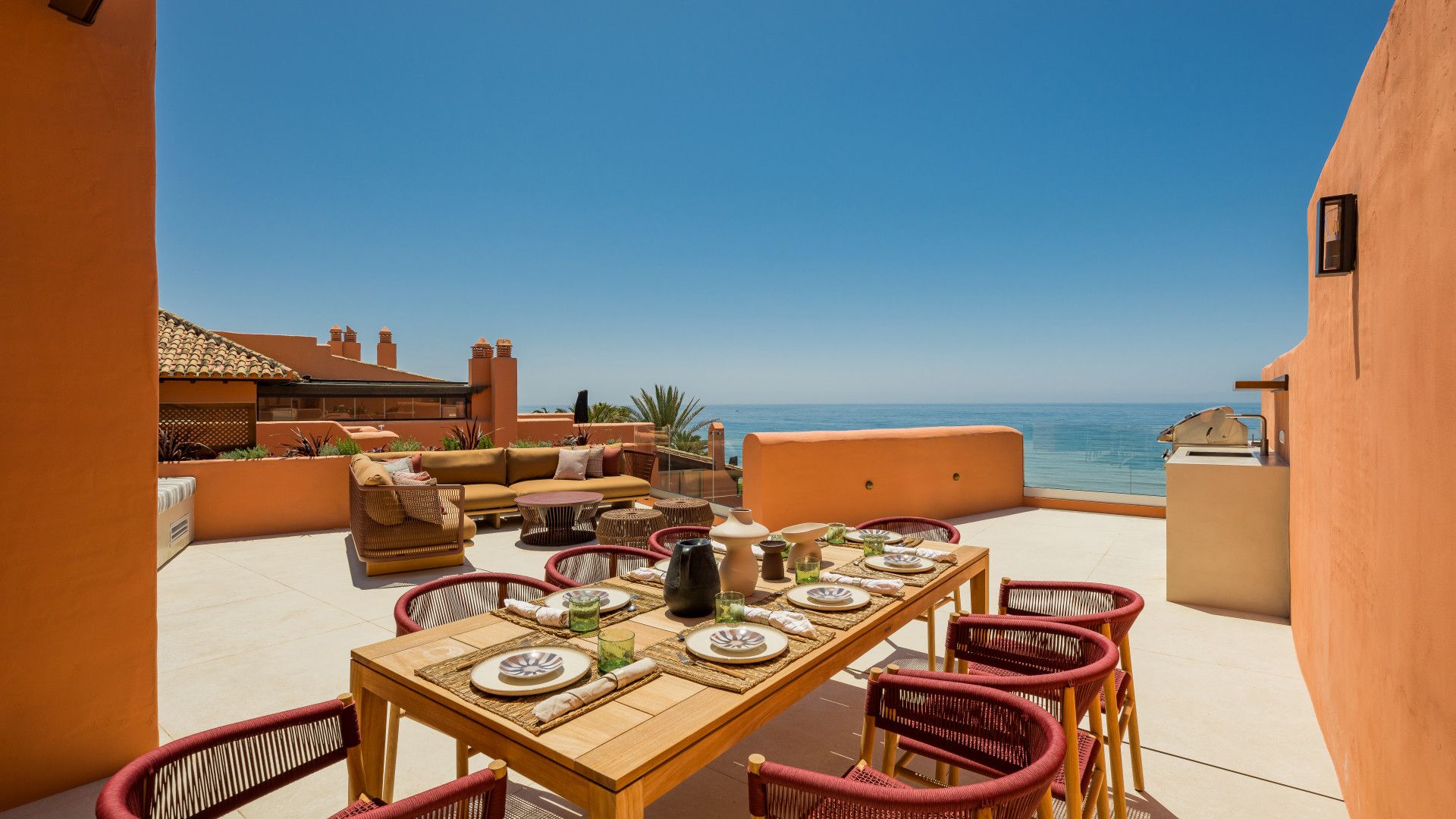 Terrace of Attic for sale in Marbella  with Air Conditioner, Terrace and Swimming Pool