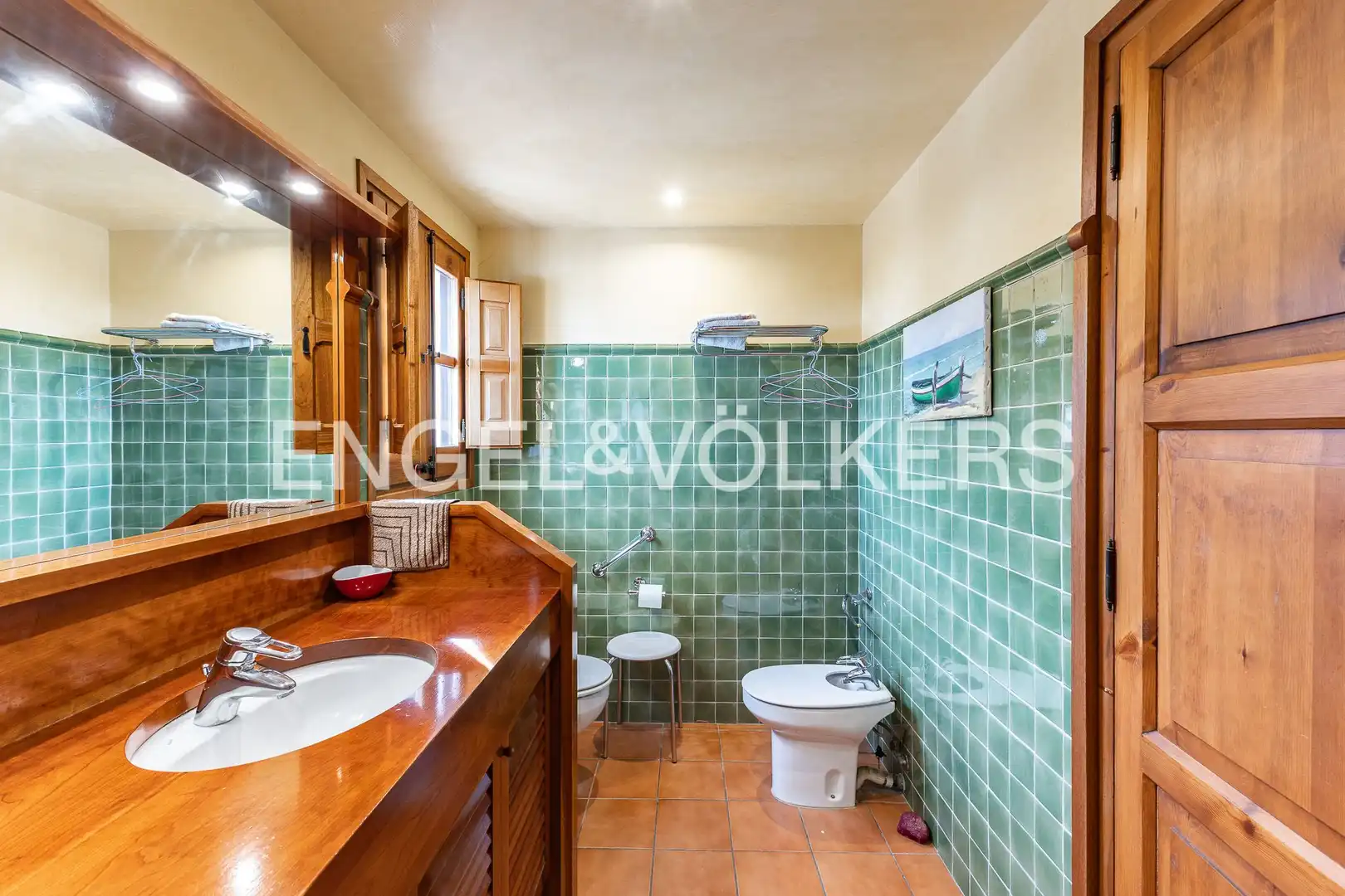 Badezimmer von Country house zum Verkauf in Mataró mit Heizung, Privatgarten und Terrasse