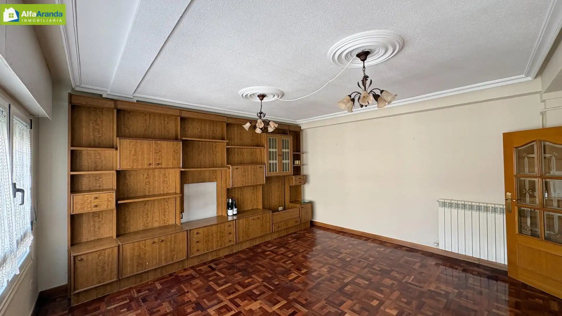 Wohnzimmer von Wohnung zum Verkauf in Aranda de Duero mit Heizung, Parkett und Terrasse
