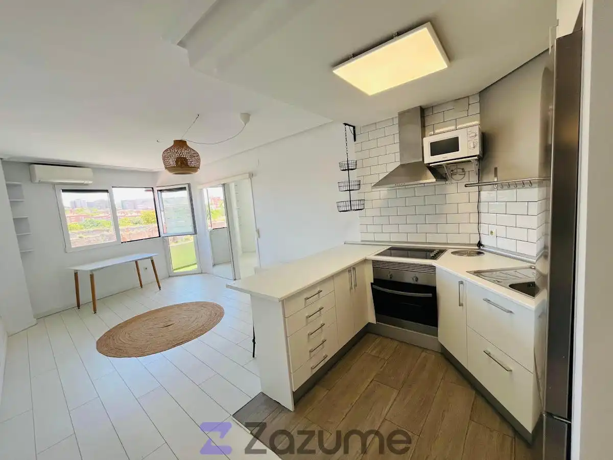 Cocina de Piso de alquiler en Guadalajara con Aire acondicionado, Calefacción y Terraza