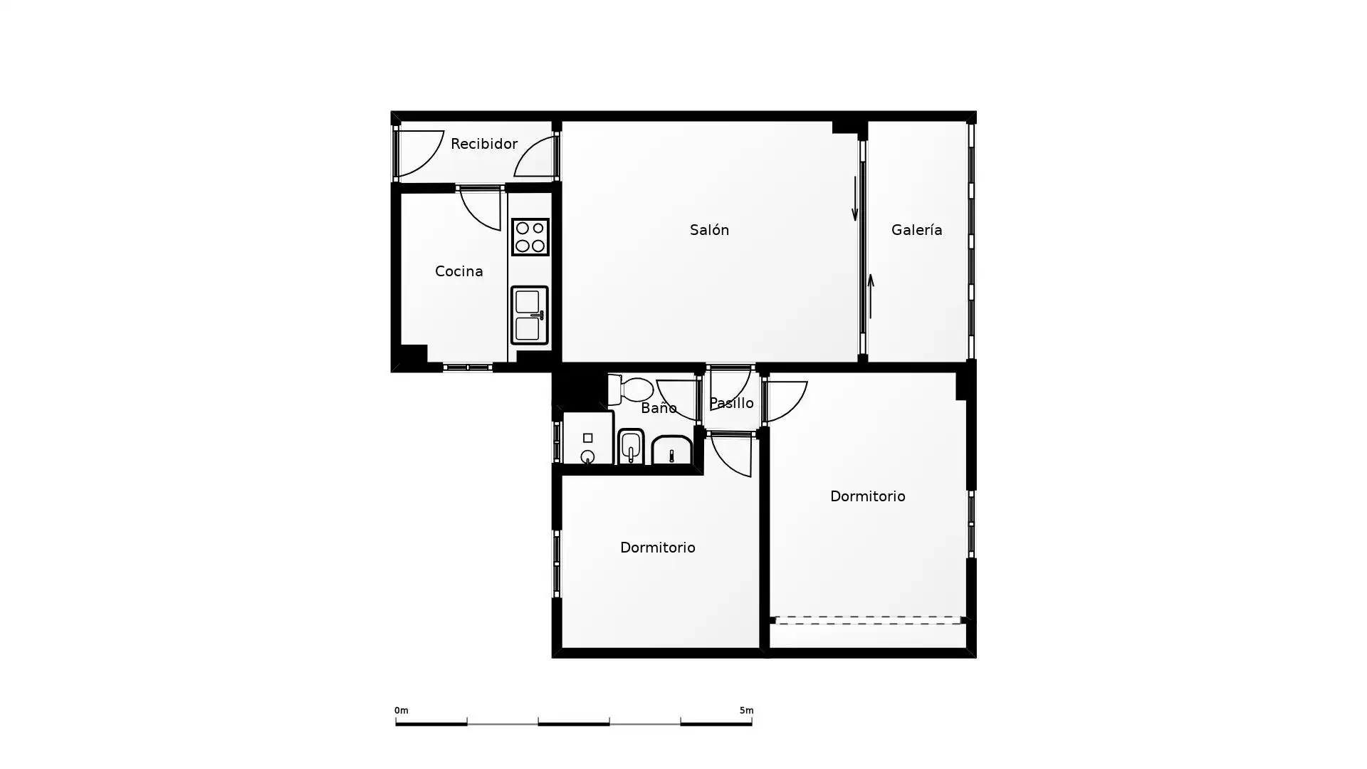 Piso en venta en Madrid con Calefacción, Parquet y Terraza