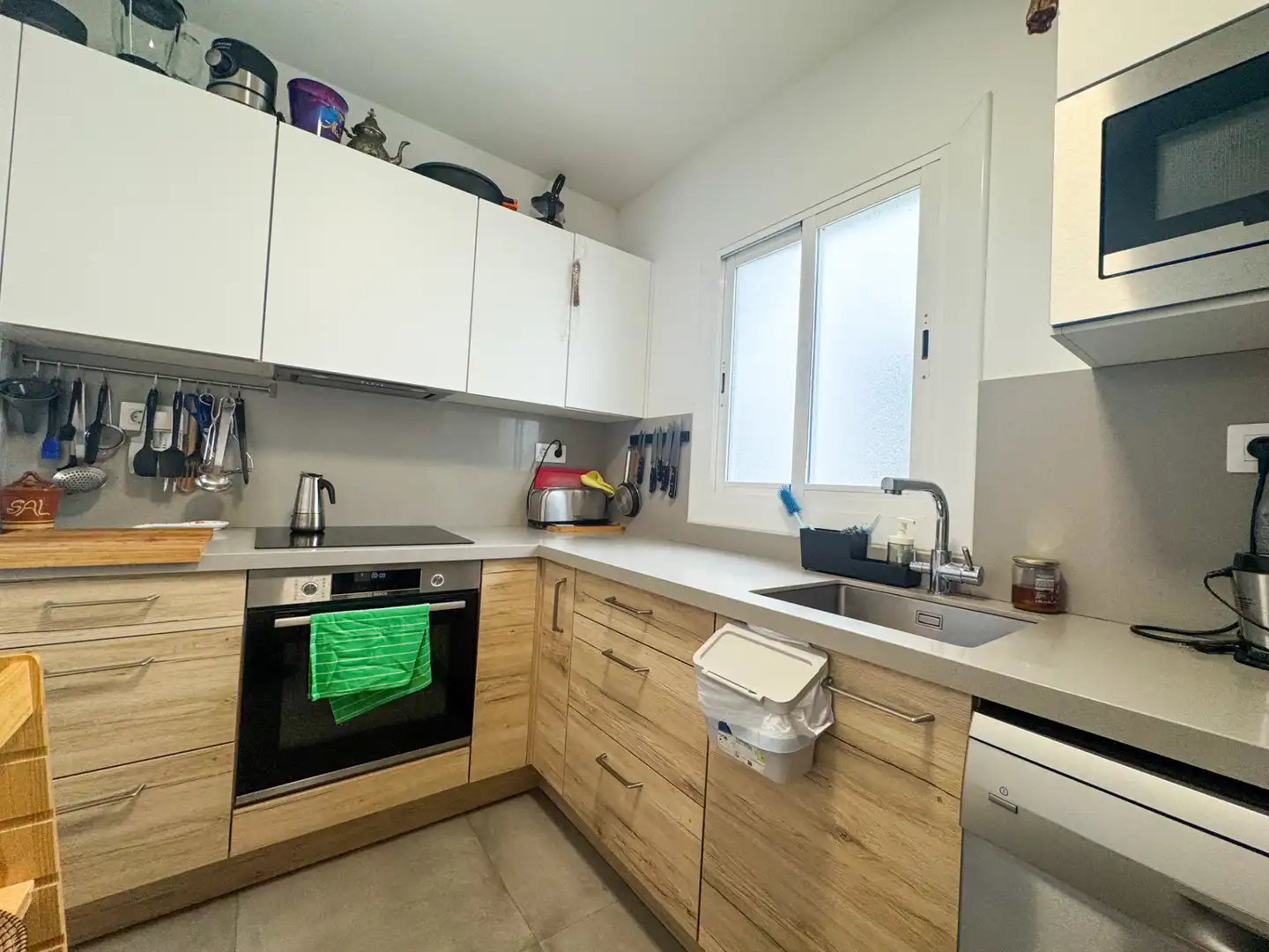 Kitchen of Flat for sale in Sentmenat  with Air Conditioner, Heating and Parquet flooring