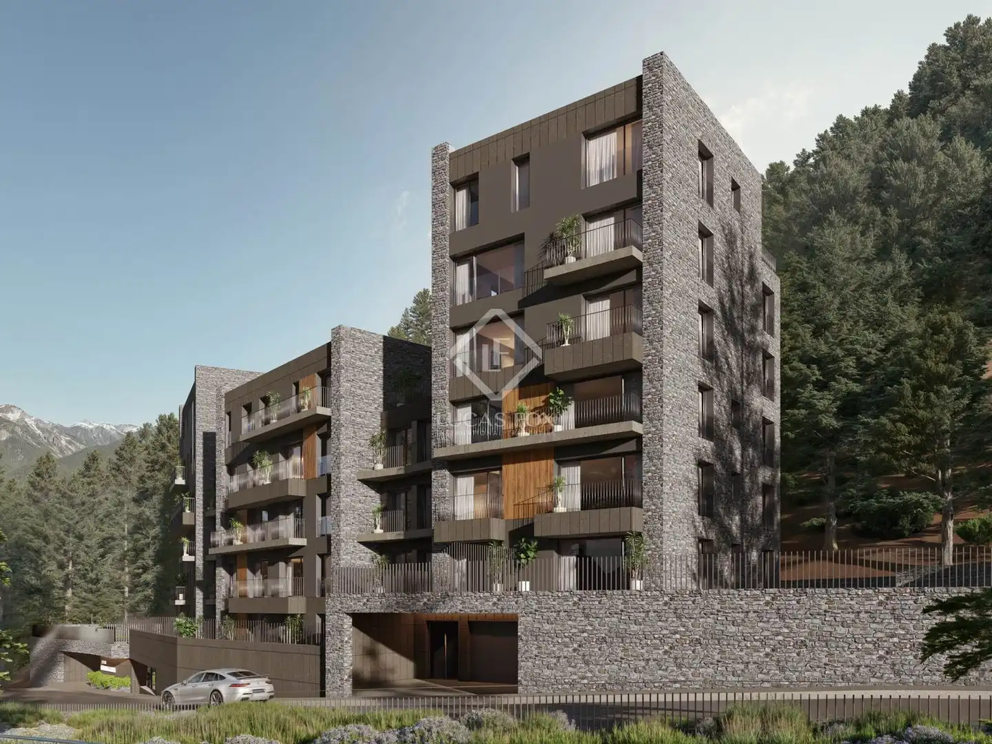Vista exterior de Piso en venta en La Massana con Calefacción, Parquet y Trastero