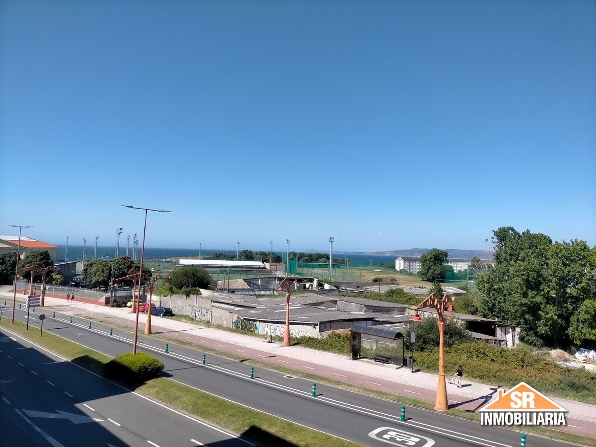 Exterior view of Flat to rent in A Coruña Capital   with Heating and Washing machine