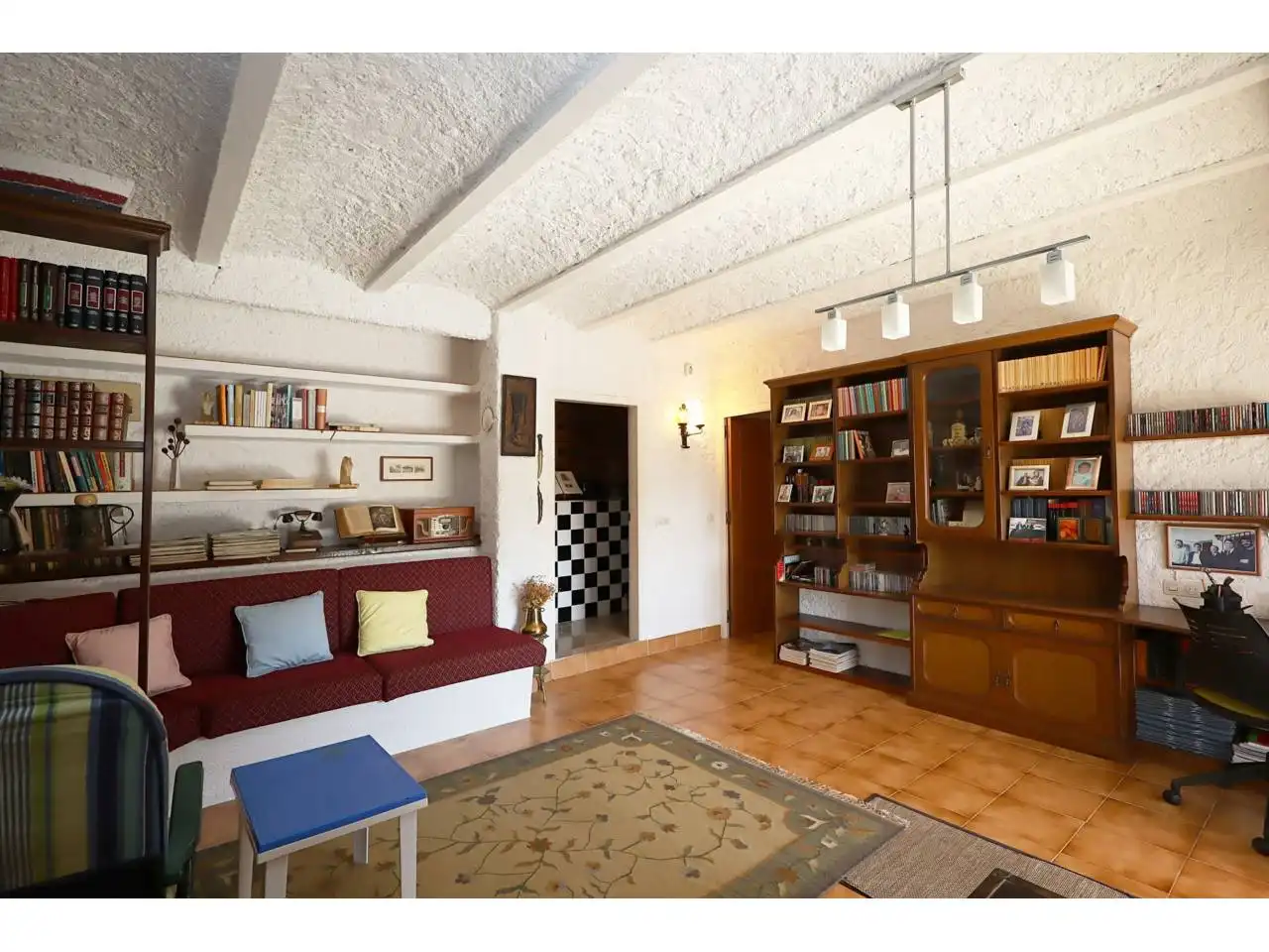Sala d'estar de Casa o xalet en venda en Lloret de Mar amb Calefacció, Jardí privat i Terrassa