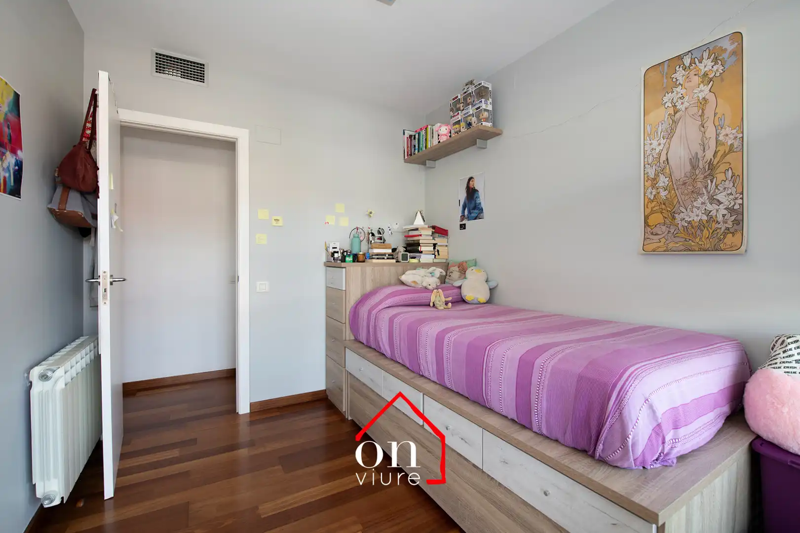 Bedroom of Attic for sale in Sant Cugat del Vallès  with Air Conditioner, Heating and Parquet flooring