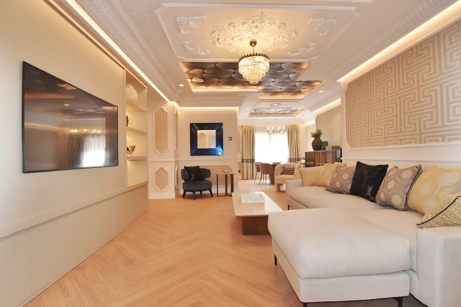 Sala de estar de Piso en venta en Madrid con Aire acondicionado, Calefacción y Amueblado