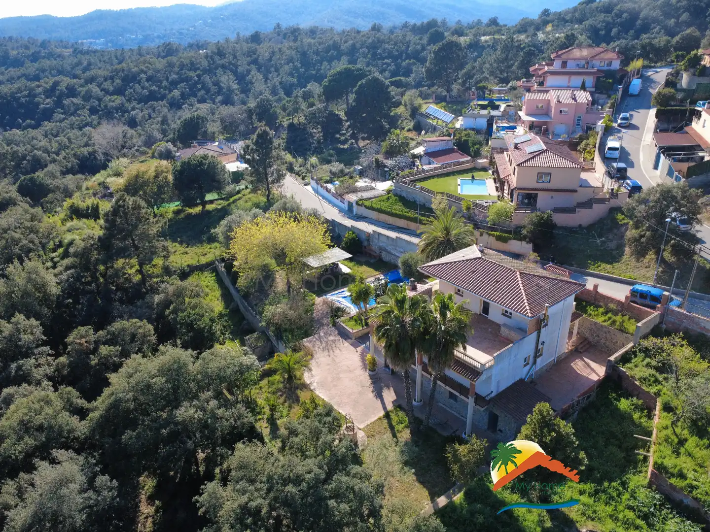 Vista exterior de Casa o xalet en venda en Lloret de Mar amb Calefacció, Jardí privat i Terrassa