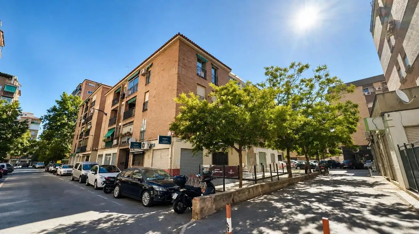 Exterior view of Flat for sale in Granada  with Heating, Furnished and Balcony
