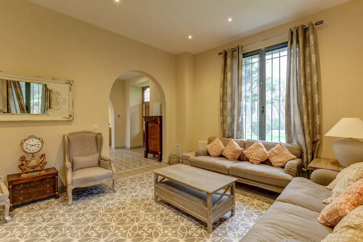 Wohnzimmer von Country house zum Verkauf in Llinars del Vallès mit Klimaanlage, Heizung und Abstellraum