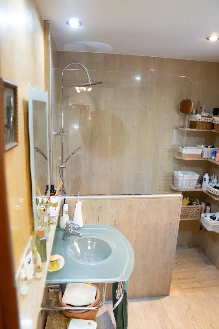 Baño de Casa o chalet en venta en Rivas-Vaciamadrid con Aire acondicionado, Calefacción y Jardín privado