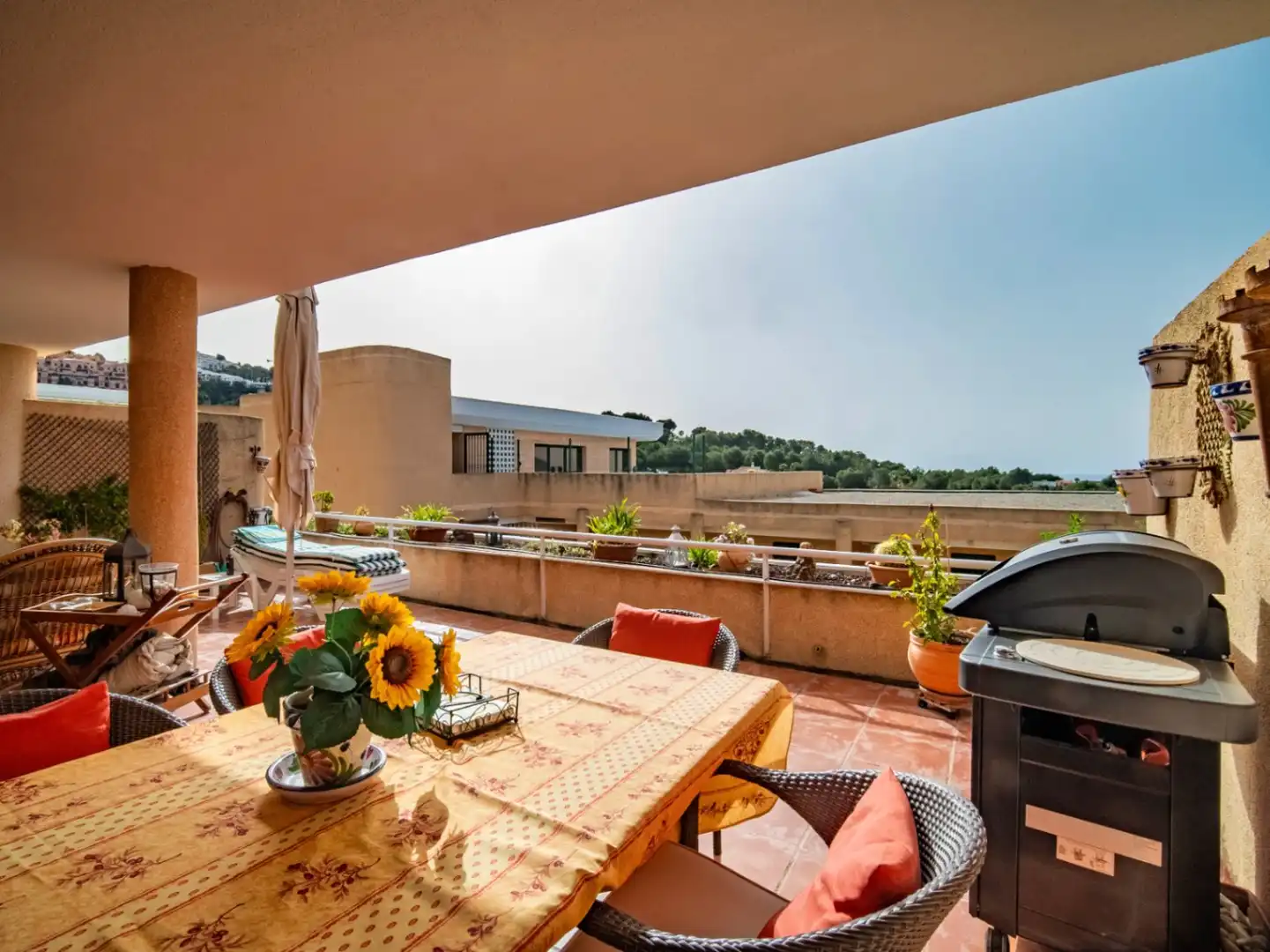 Terraza de Apartamento en venta en Altea con Aire acondicionado, Calefacción y Jardín privado