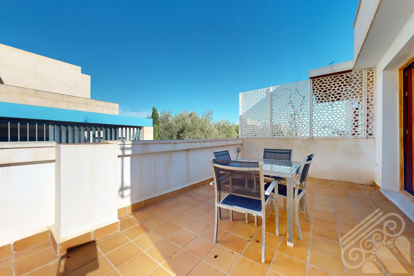 Terraza de Casa o chalet en venta en Mojácar con Aire acondicionado, Jardín privado y Parquet
