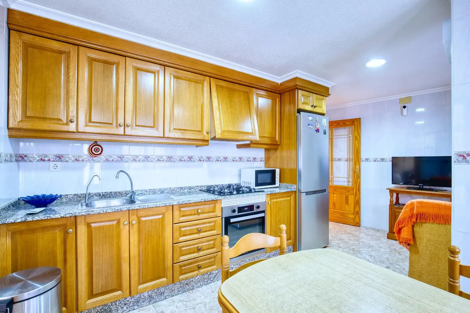 Kitchen of Flat for sale in Aspe  with Air Conditioner, Terrace and Storage room