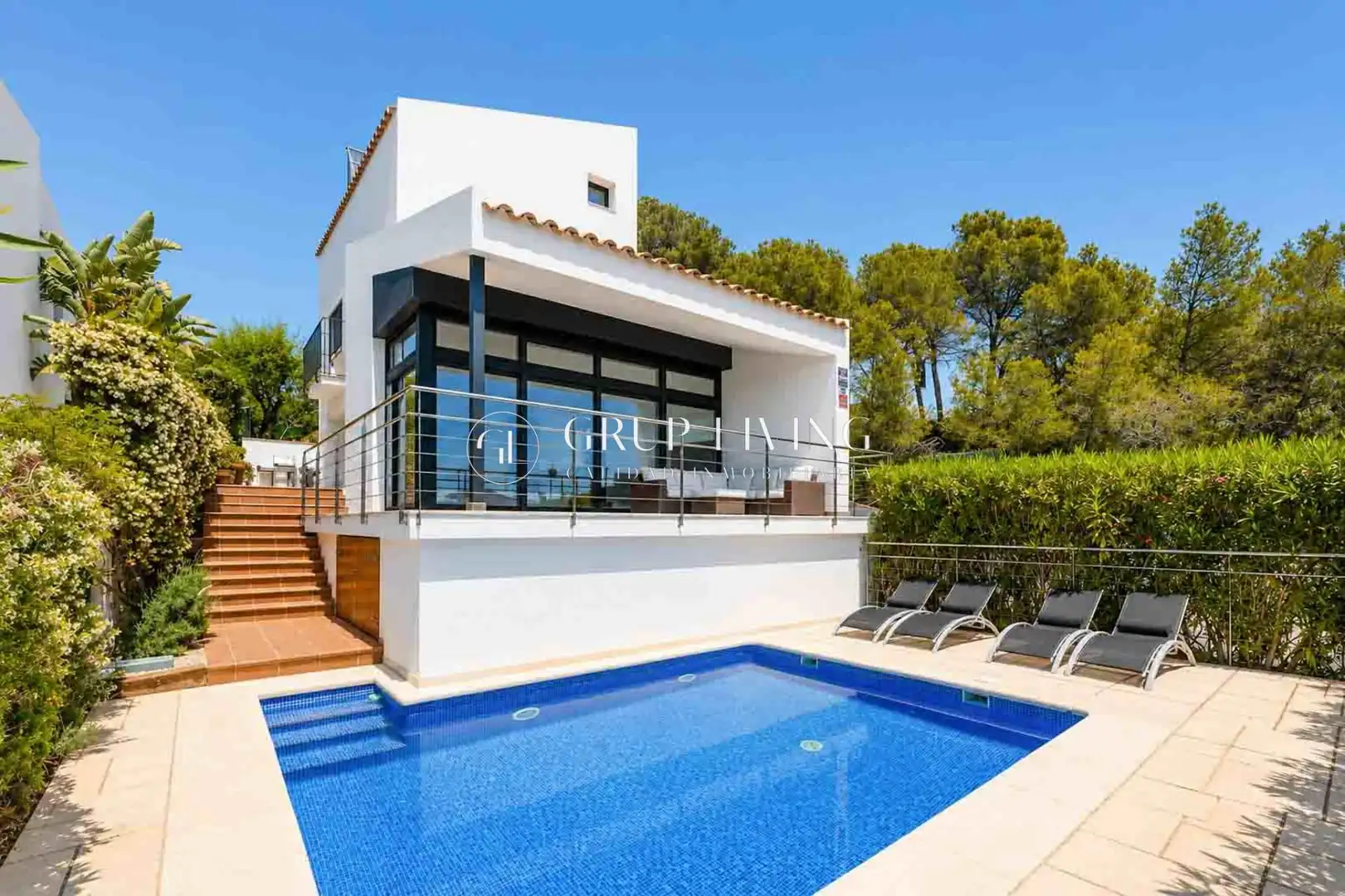 Exterior view of Houses for sale in Sant Pere de Ribes  with Air Conditioner, Heating and Private garden