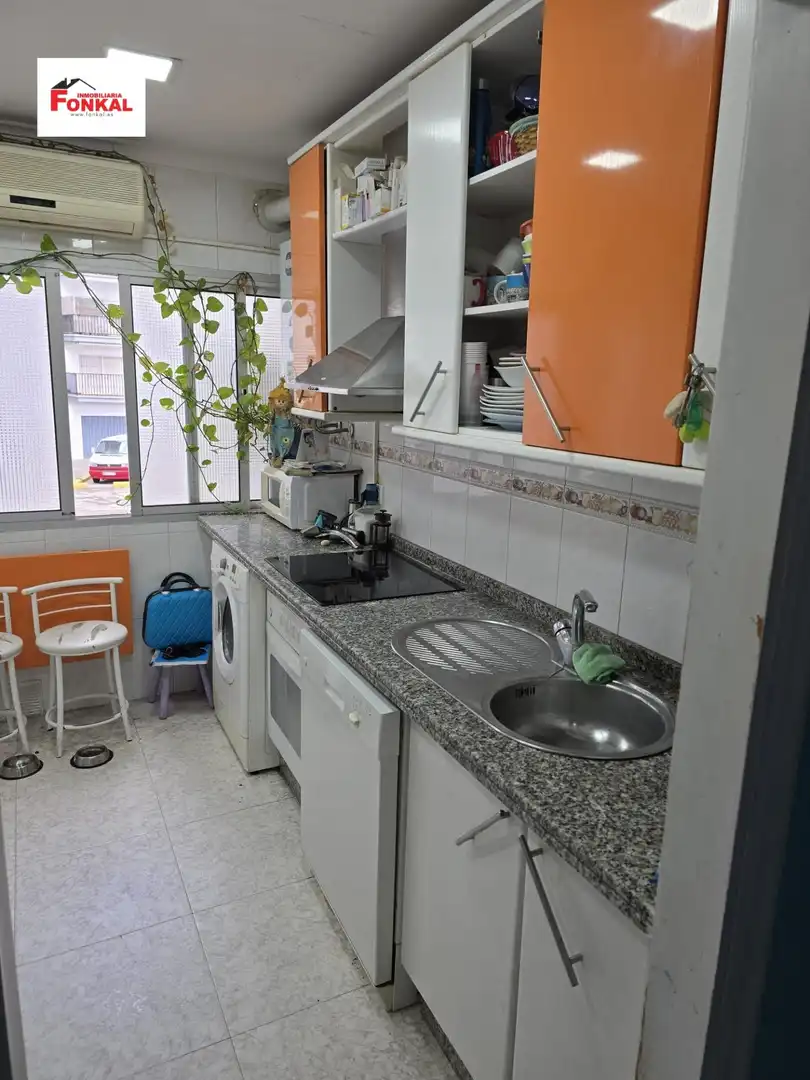 Kitchen of Flat for sale in Jerez de la Frontera  with Air Conditioner and Terrace