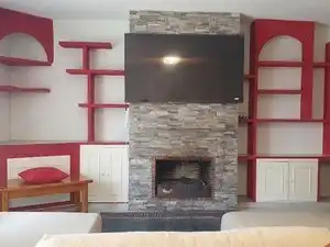 Living room of Detached homes for sale in Villanueva de la Cañada  with Air Conditioner, Heating and Private garden