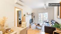 Living room of Flat to rent in  Barcelona Capital  with Air Conditioner, Heating and Furnished