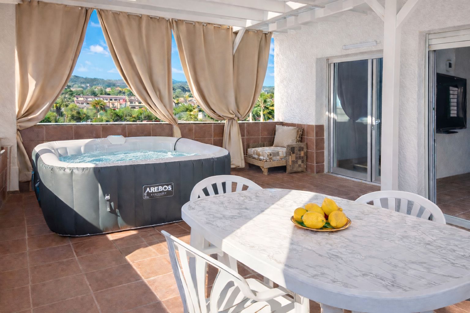 Terrassa de Casa o xalet en venda en Cunit amb Aire condicionat, Jardí privat i Terrassa