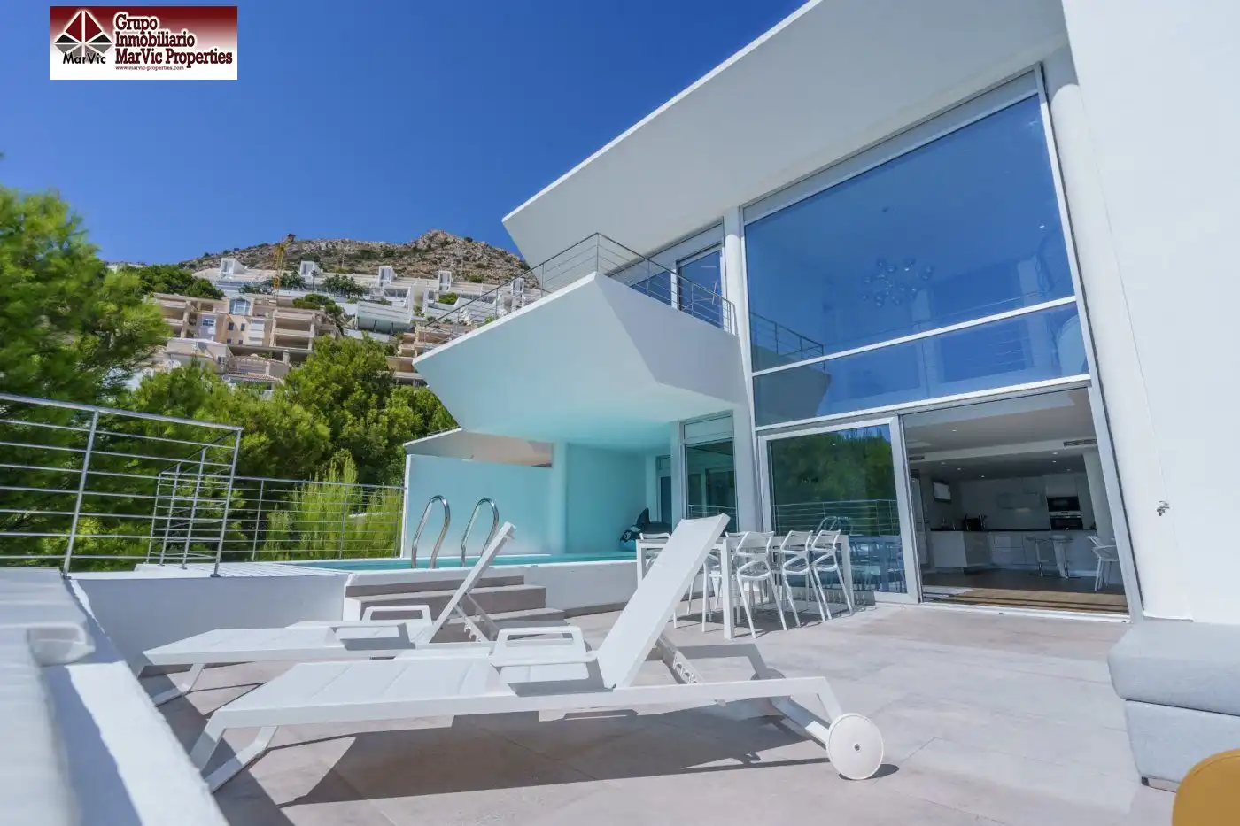 Terrace of Single-family semi-detached for sale in Altea  with Air Conditioner, Heating and Terrace
