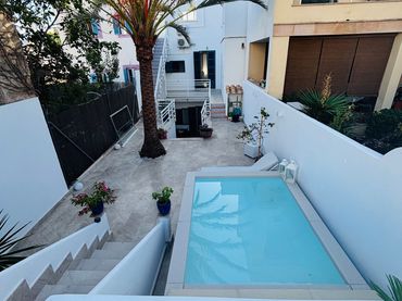 Adossat amb piscina de lloguer a Portocolom