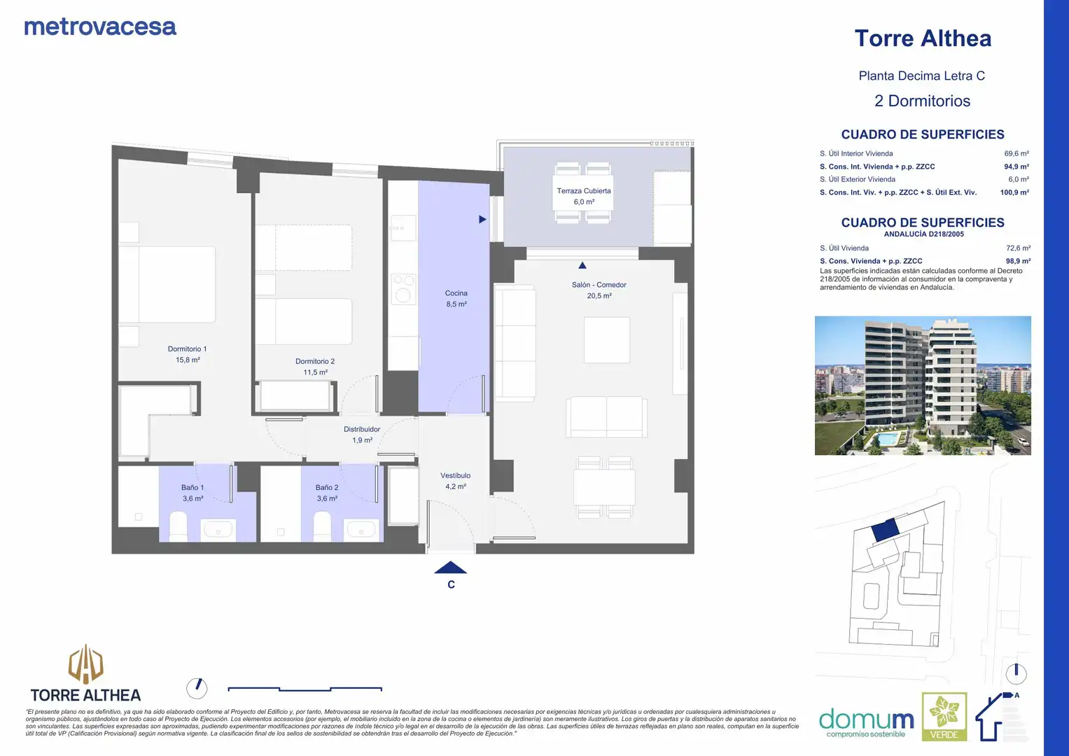 Appartement avec piscine à vendre à RMA.. Proyecto de Reparcelación del ARIDSP “LA CRUZ DEL CAMPO”, imagen 2