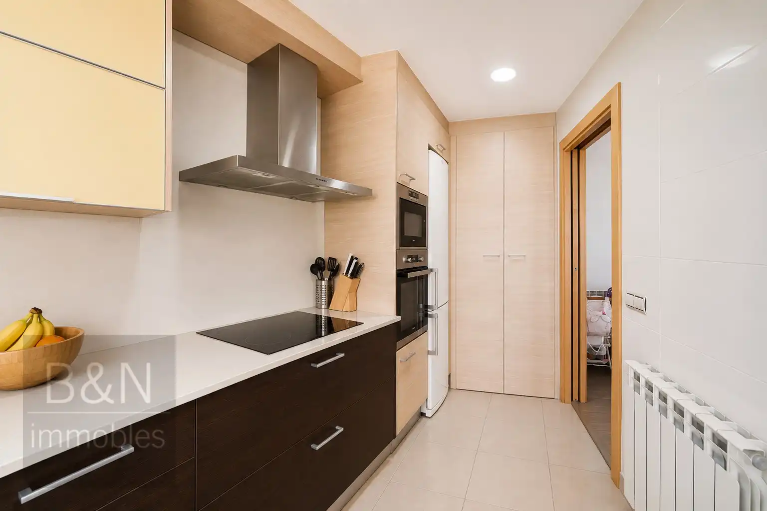 Kitchen of Flat for sale in Terrassa  with Air Conditioner, Heating and Terrace