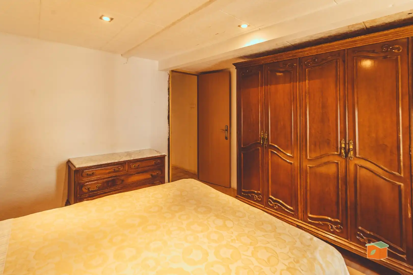 Bedroom of Houses for sale in Santa Bàrbara  with Terrace, Storage room and Furnished