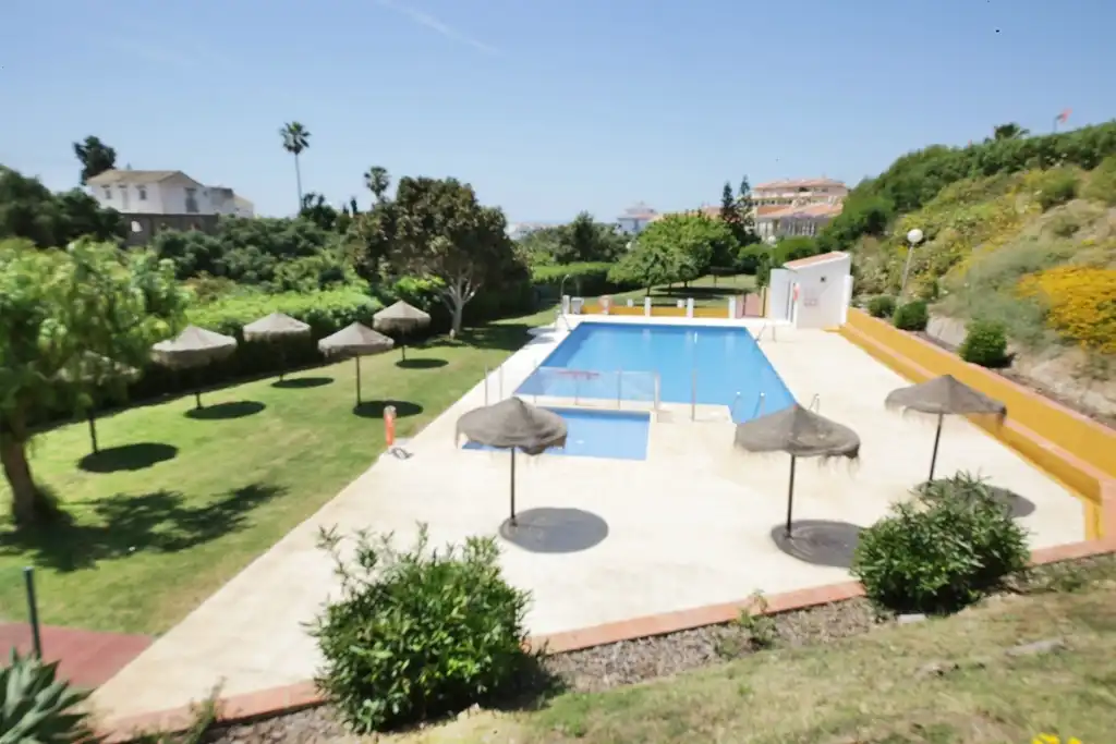 Garten von Wohnung zum Verkauf in Mijas mit Terrasse, Möbliert und Waschmaschine