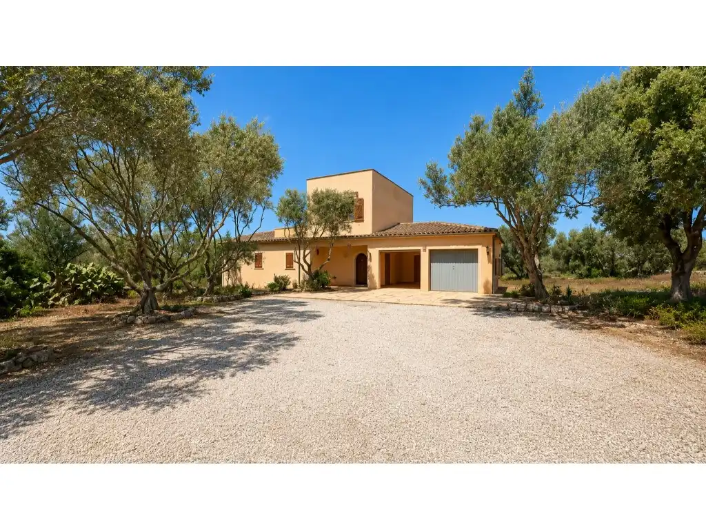 Vista exterior de Casa o chalet en venta en Campos con Aire acondicionado, Terraza y Piscina