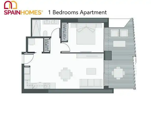 Apartment with terrace for sale in Playa de Poniente, imagen 15