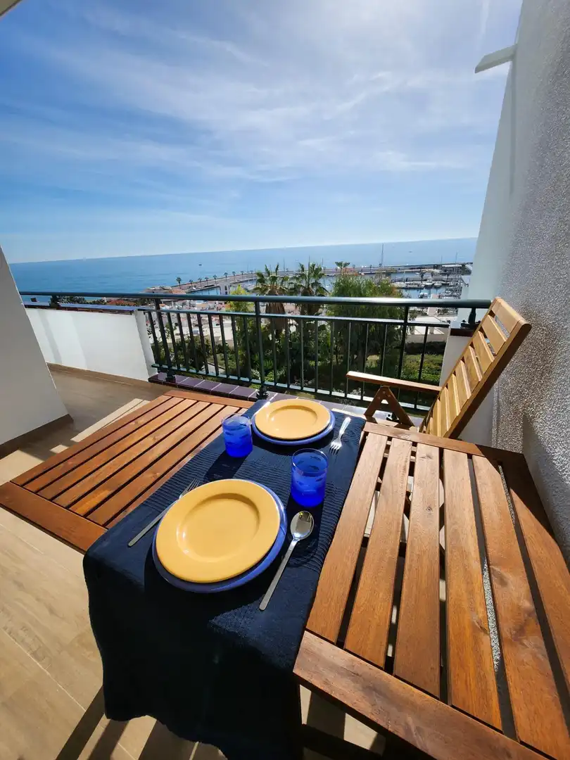 Terrasse von Wohnung zur Miete in Sitges mit Klimaanlage, Privatgarten und Terrasse