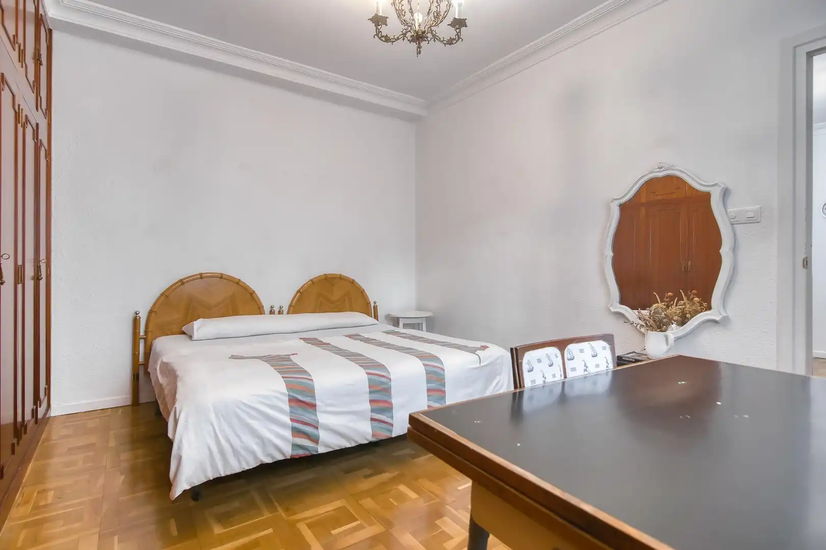 Bedroom of Flat for sale in  Pamplona / Iruña  with Heating, Storage room and Balcony