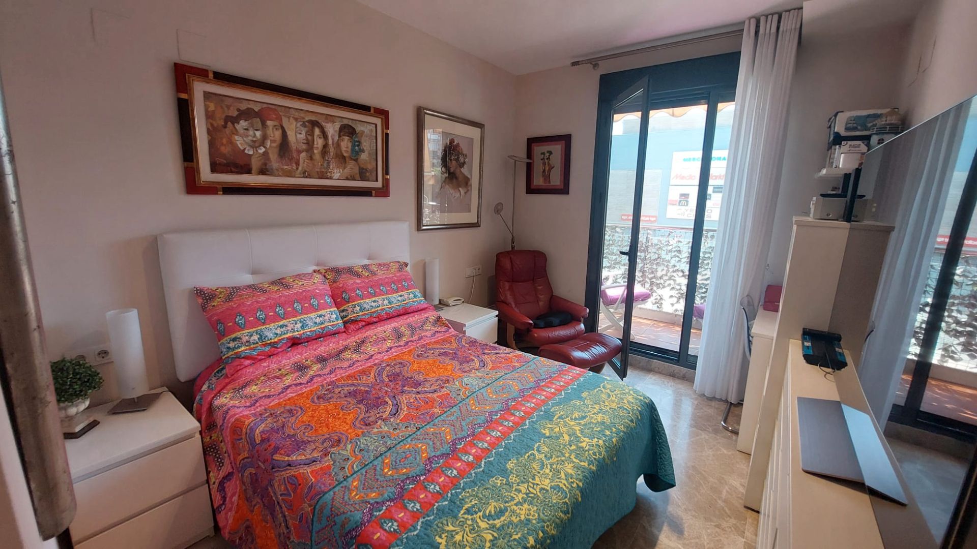 Bedroom of Flat for sale in Málaga Capital  with Air Conditioner, Heating and Terrace