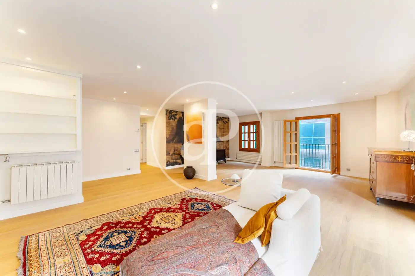 Wohnzimmer von Wohnung zum Verkauf in  Palma de Mallorca mit Klimaanlage, Heizung und Balkon