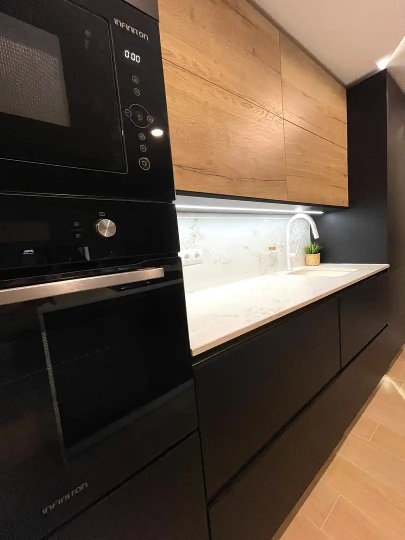 Cocina de Apartamento en venta en Mijas con Aire acondicionado, Terraza y Trastero