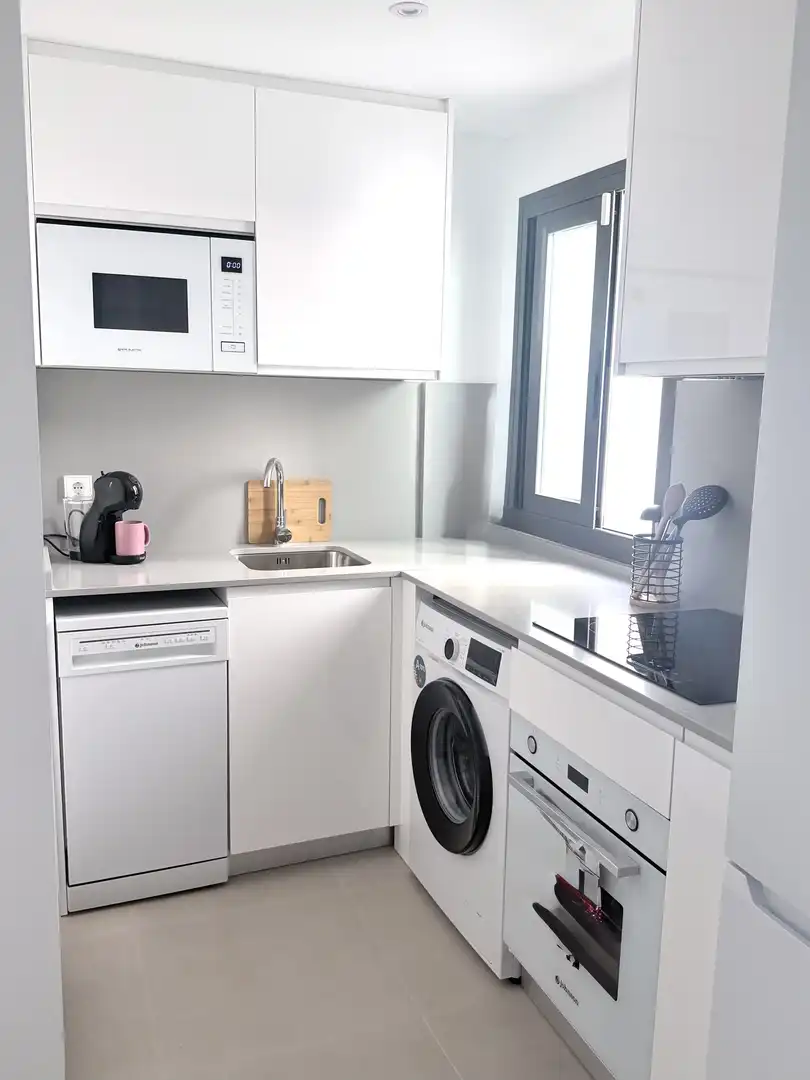 Küche von Wohnung zur Miete in Vélez-Málaga mit Terrasse und Schwimmbad