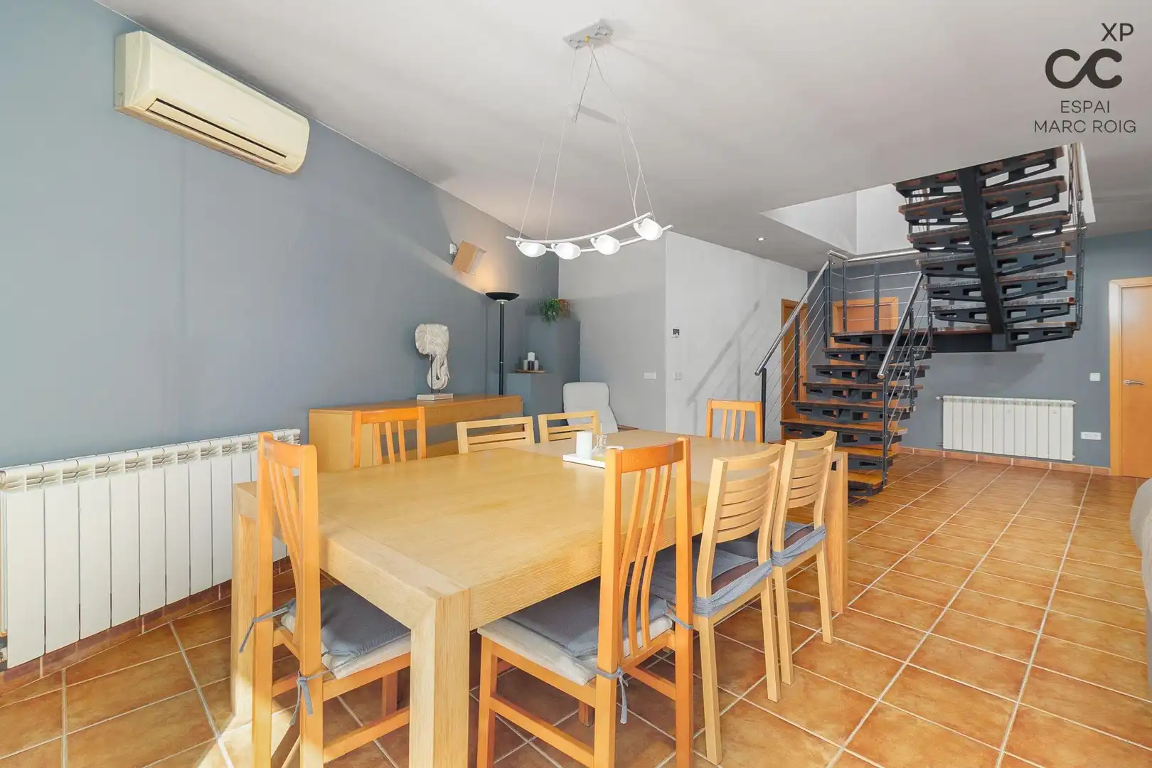 Dining room of Attic for sale in Portbou  with Air Conditioner, Heating and Terrace
