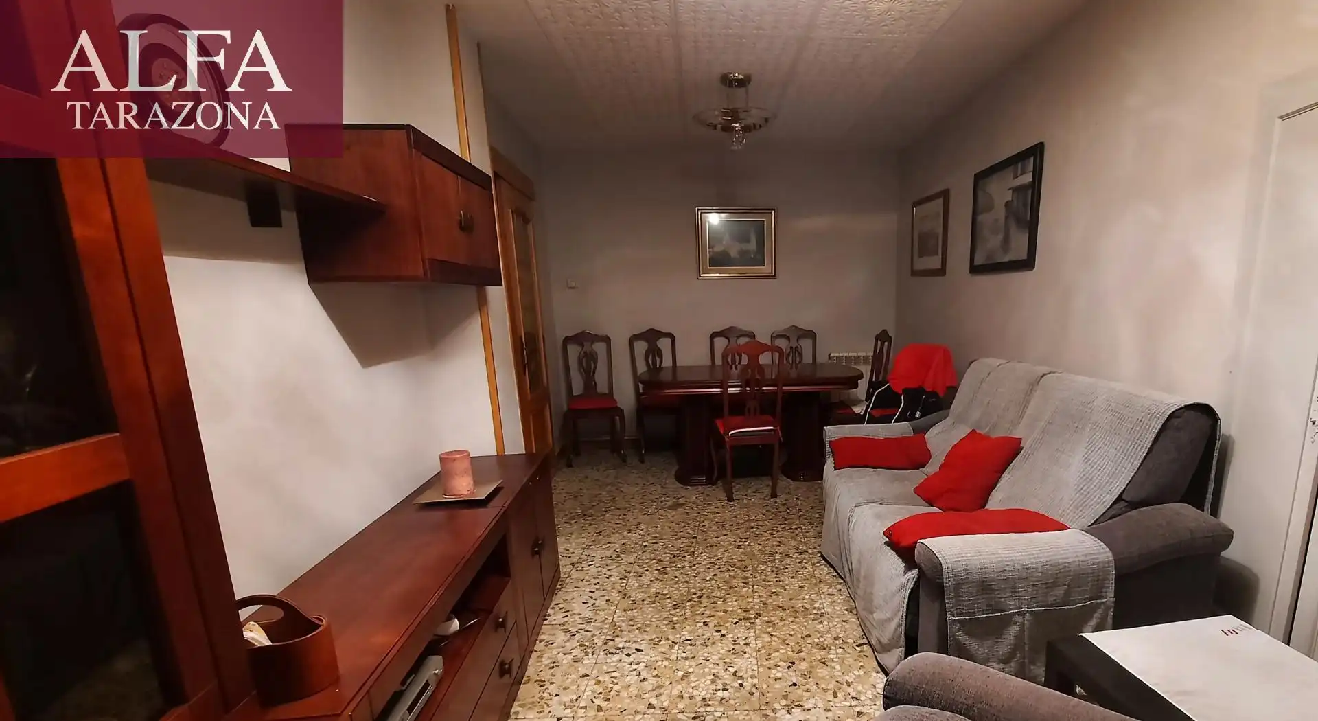 Sala de estar de Piso en venta en Tarazona con Calefacción, Trastero y Balcón