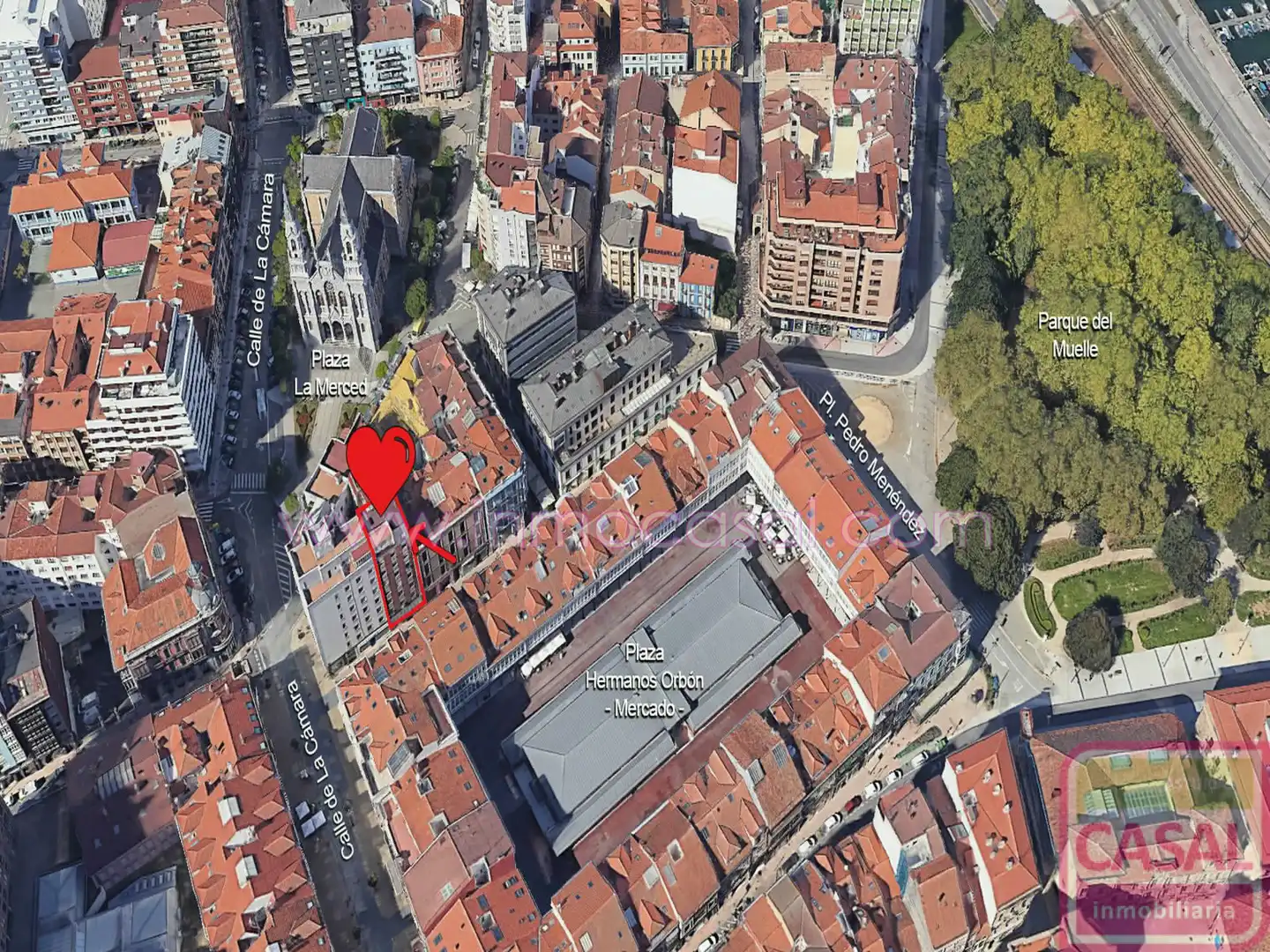 Vista exterior de Piso en venta en Avilés con Calefacción