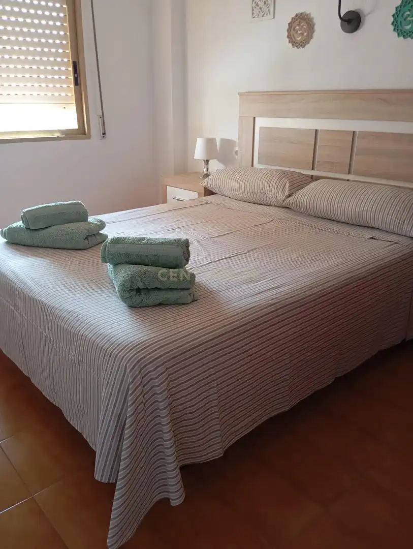 Dormitori de Apartament de lloguer en Calpe / Calp amb Aire condicionat, Rentadora i Microones