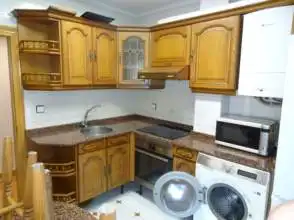 Kitchen of Flat for rent in Gijón   with Heating, Parquet flooring and Furnished