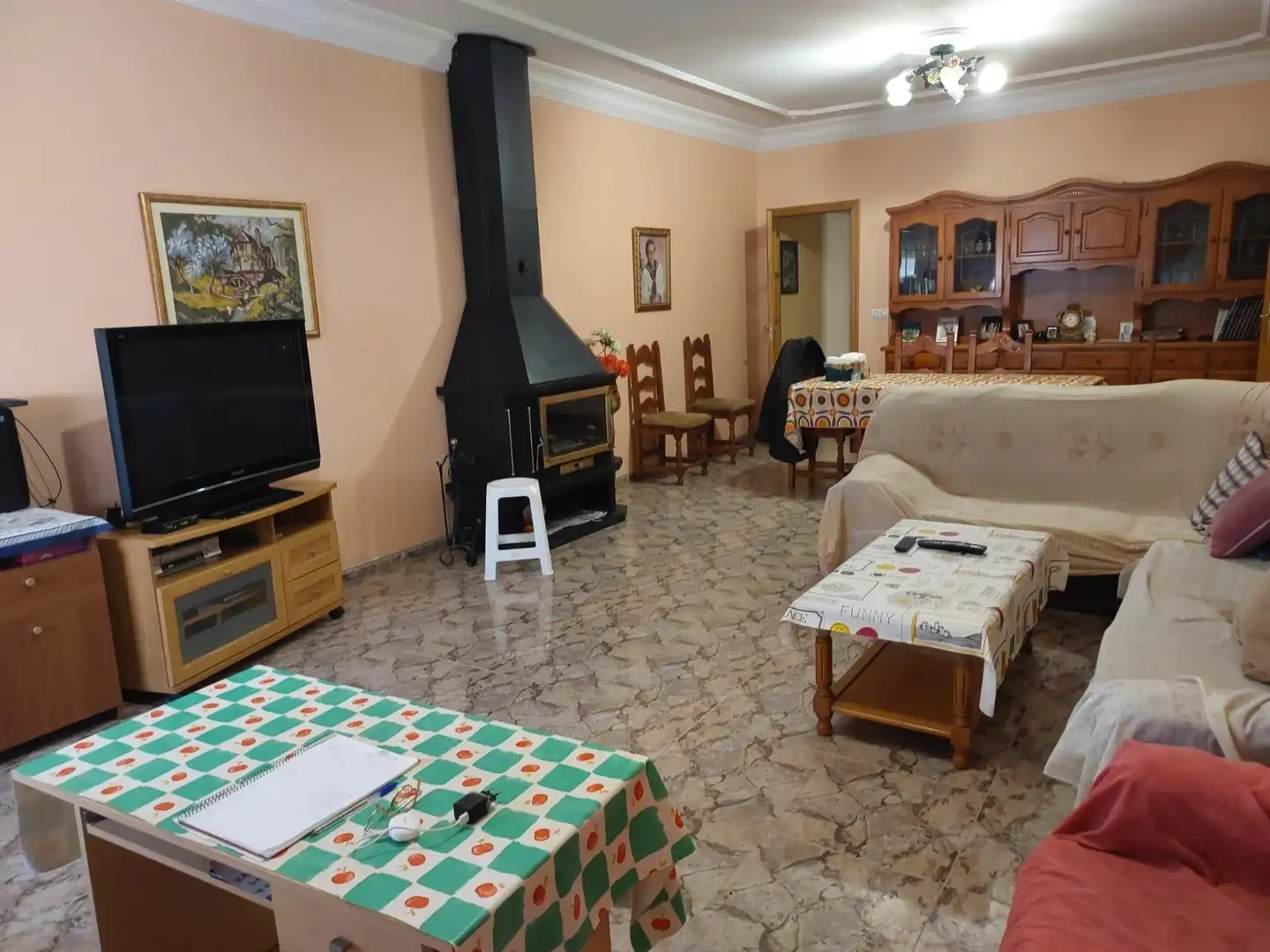 Sala de estar de Casa o chalet en venta en Beniflá con Aire acondicionado, Calefacción y Jardín privado