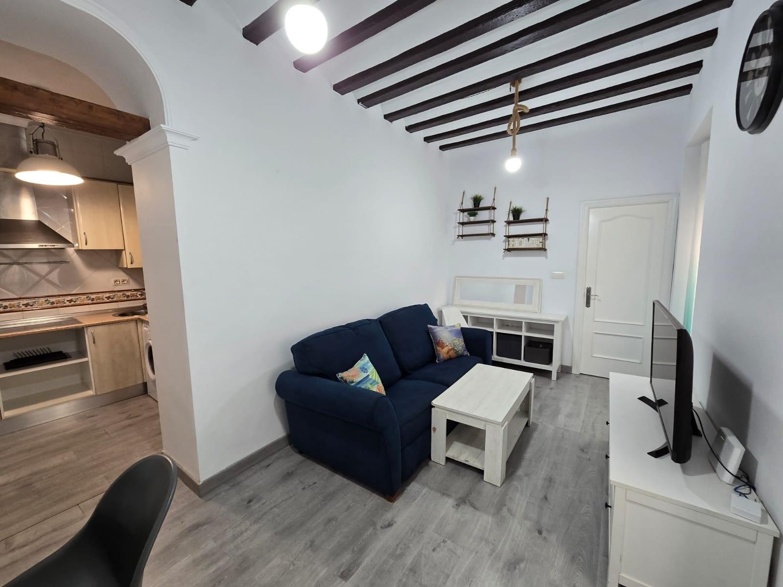 Living room of Flat for sale in  Cádiz Capital  with Balcony