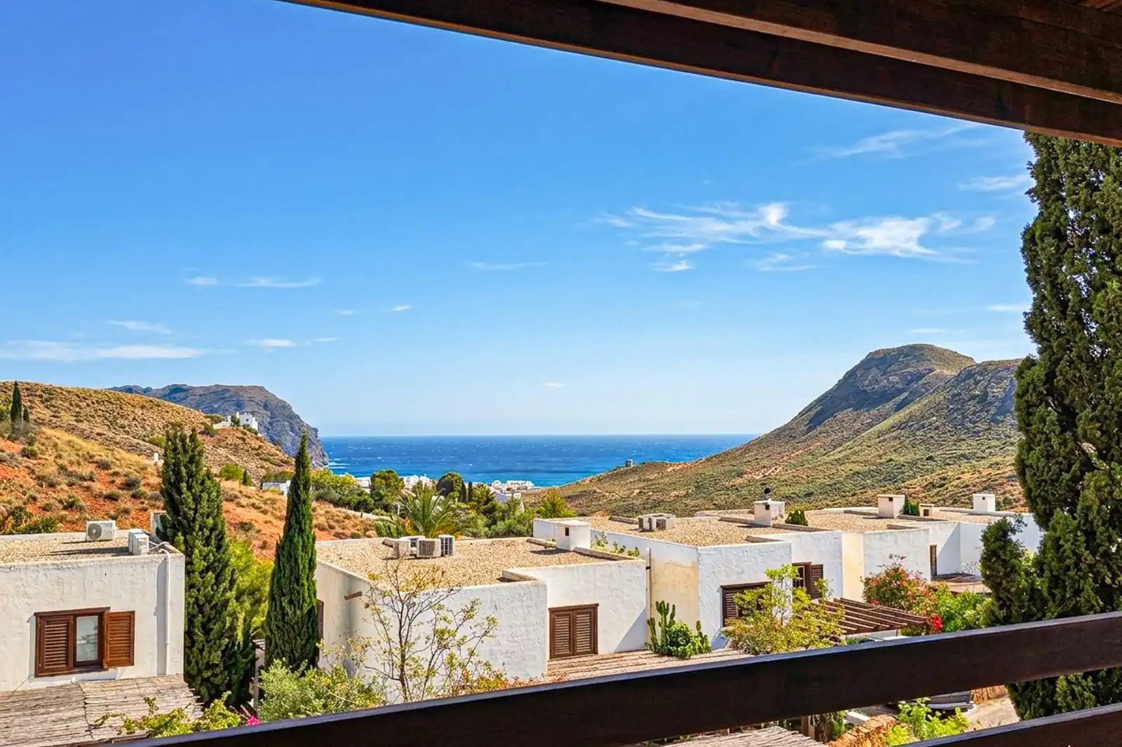 Exterior view of Houses for sale in Níjar  with Terrace, Storage room and Swimming Pool
